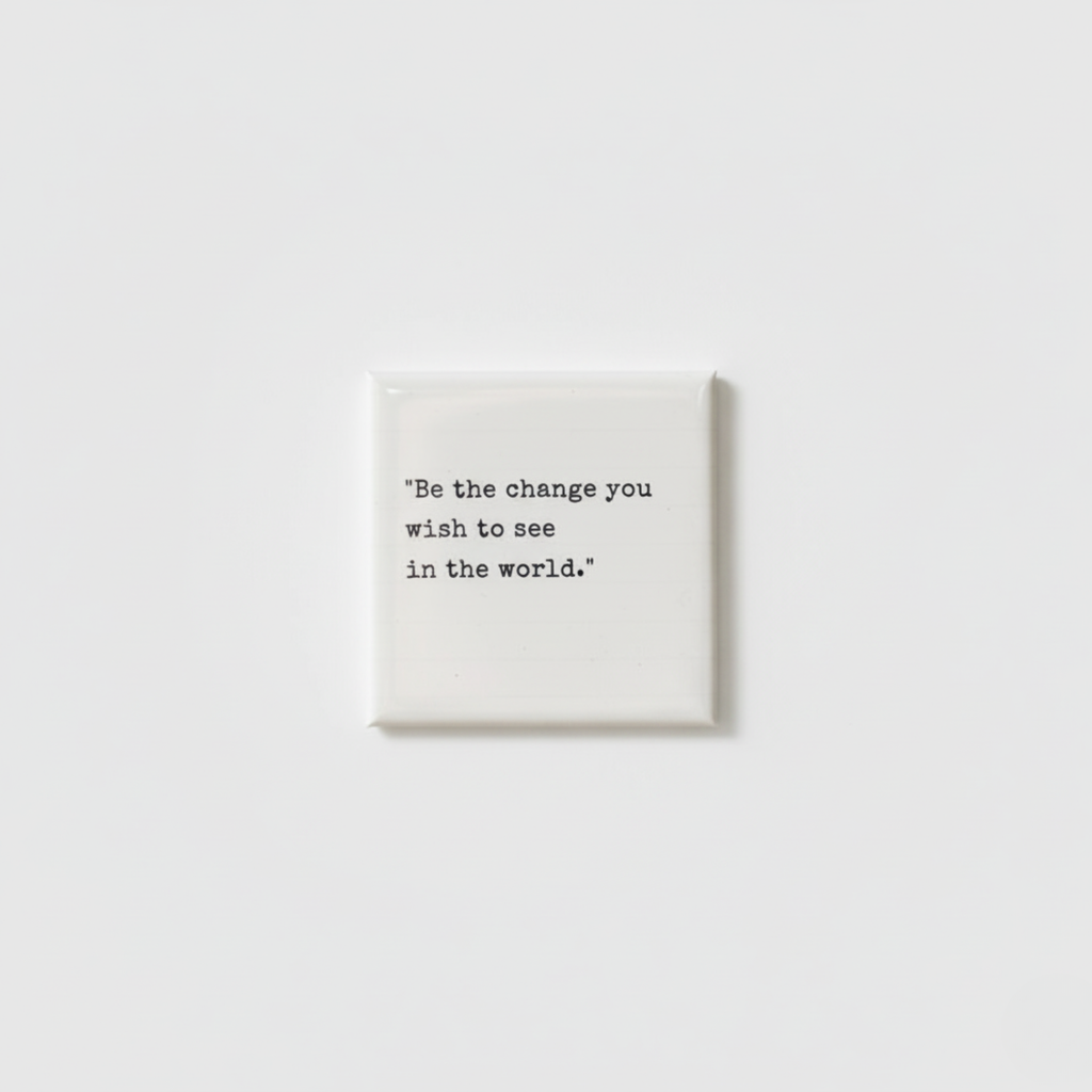 "The change" 5x5 magnet