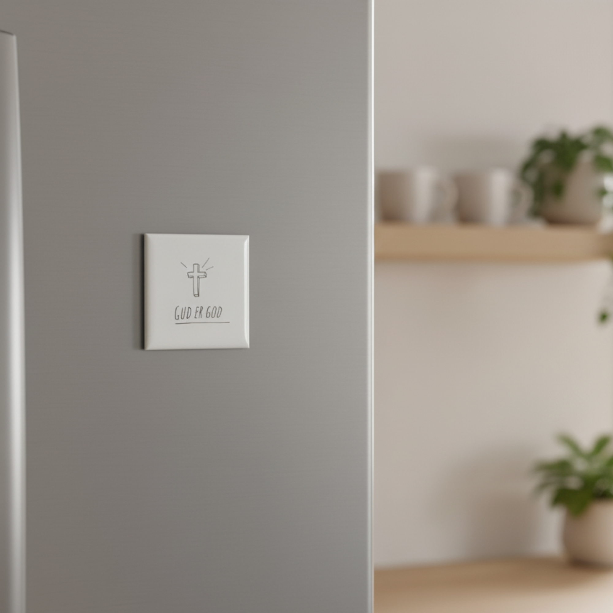 "Gud er god" 5x5 magnet