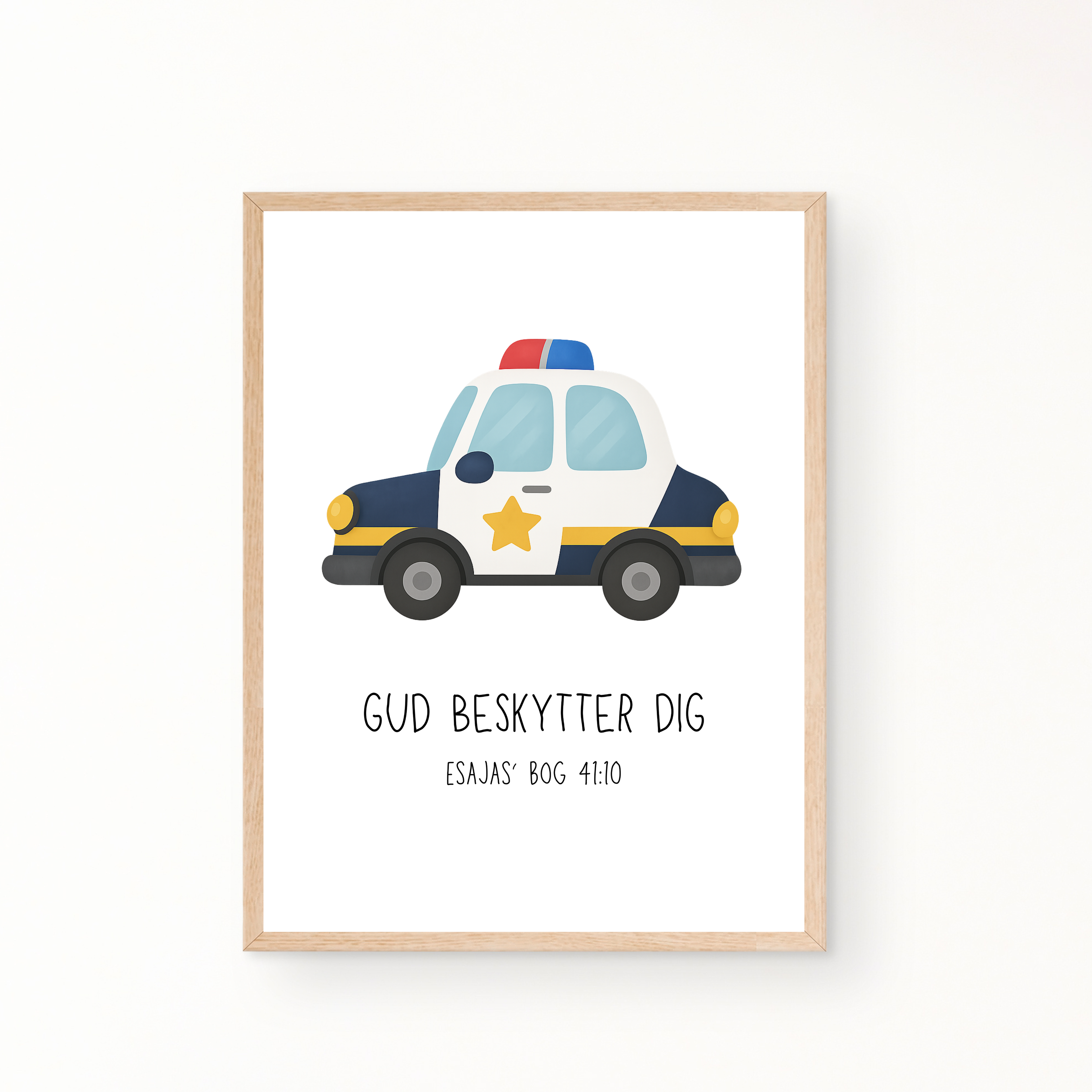 Redningskøretøjer med bibelvers - plakater