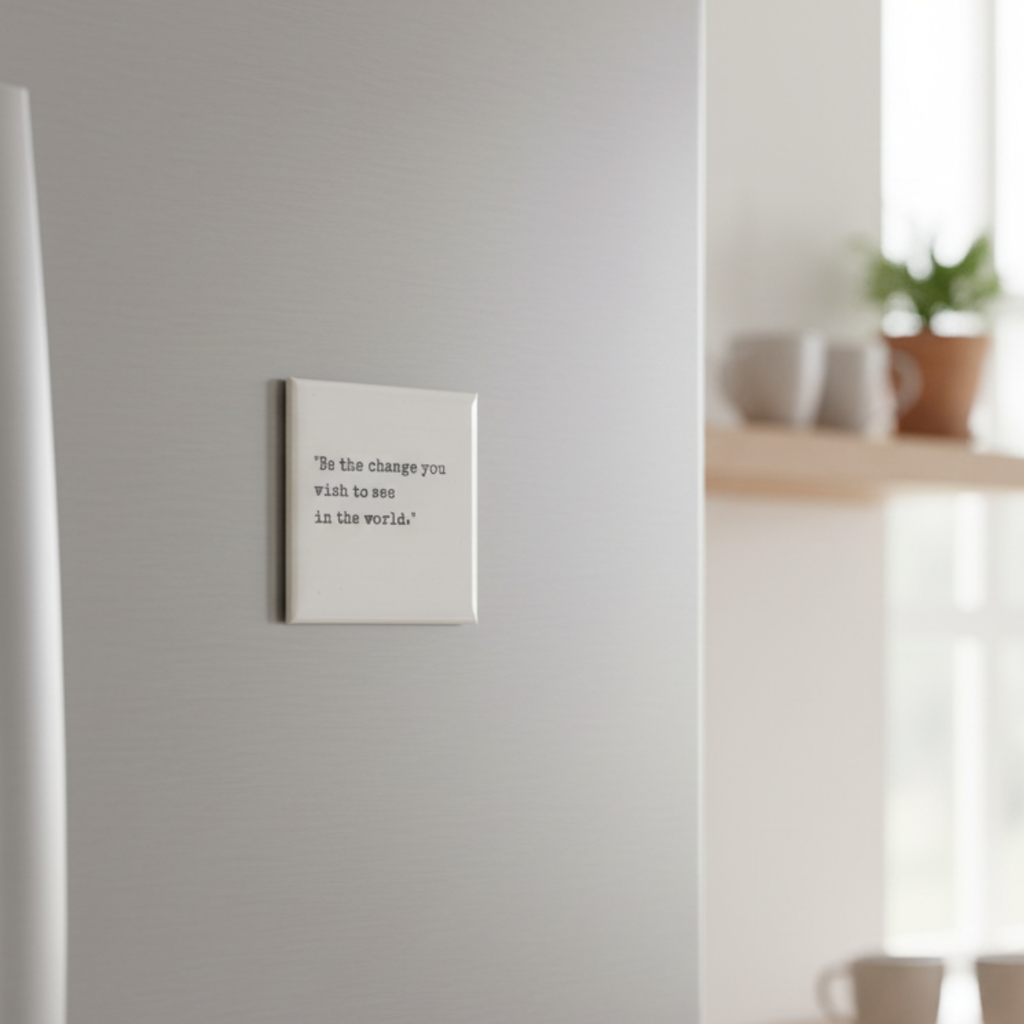 "The change" 5x5 magnet